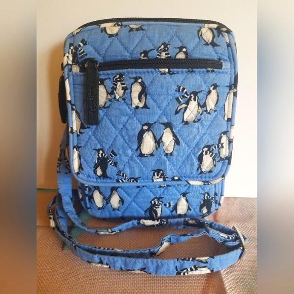 Vera Bradley Playful Penguins Crossbody - Picture 1 of 13